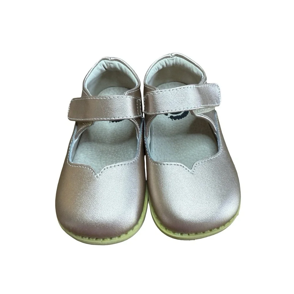 Livie & Luca lot of 2 pairs silver petals‎ size 6 rose size 7 mary janes girls